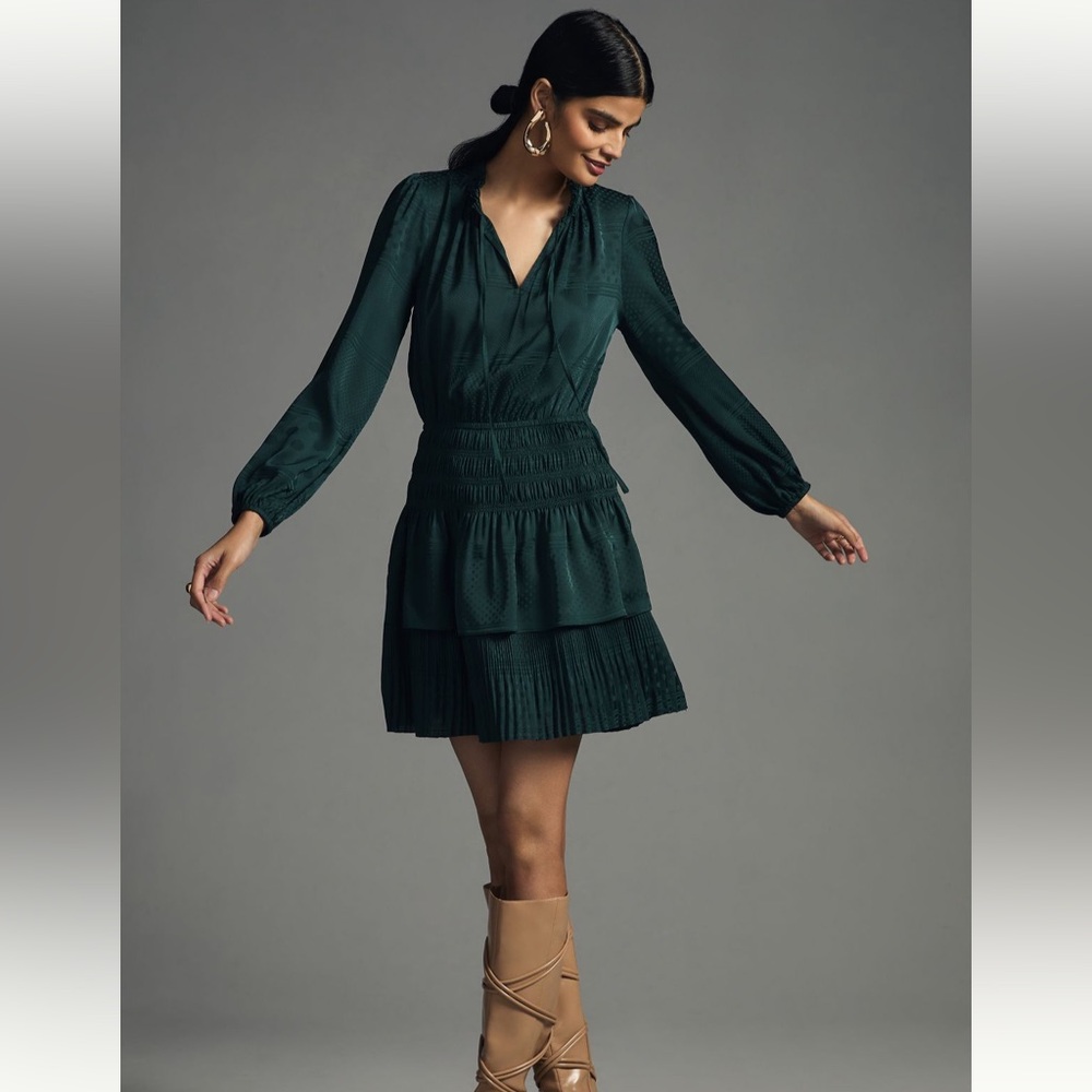 Current Air Tiered Long Sleeve Dress- NWT